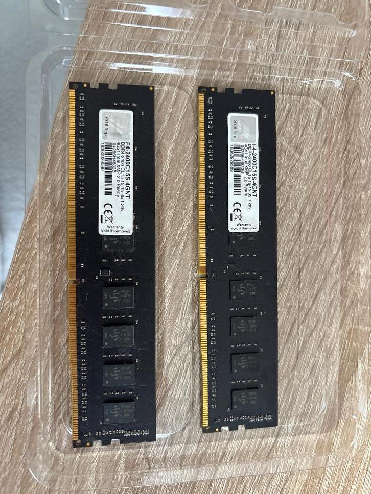 G.skill 8 GB (2x4 GB), Computers en Software, RAM geheugen, Gebruikt, Desktop, 8 GB, DDR4, Ophalen of Verzenden