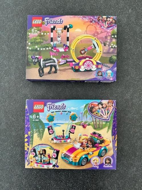 Lego Friends: Andreas Podium/Auto & Magische Acrobatiek - 6+, Kinderen en Baby's, Speelgoed | Duplo en Lego, Zo goed als nieuw