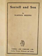 Sorrell and Son - 1928 - Warwick Deeping (1877-1950), Gelezen, Europa overig, Warwick Deeping, Verzenden