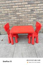 kinder tafeltje + stoelen IKEA, Ophalen, Gebruikt