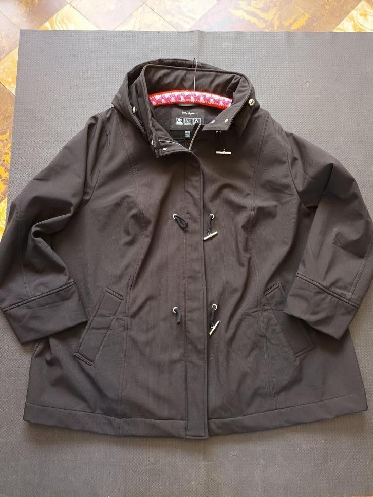 softshell jas Ulla Popkin maat 54/56, Kleding | Dames, Jassen | Winter, Zo goed als nieuw, Maat 46/48 (XL) of groter, Zwart, Ophalen of Verzenden