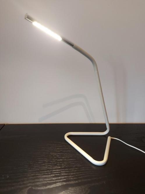 witte led leeslamp, Huis en Inrichting, Lampen | Tafellampen, Zo goed als nieuw, Minder dan 50 cm, Kunststof, Ophalen