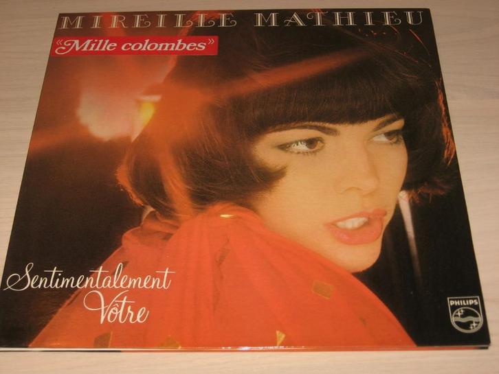 Disque vinyl 33 tours mireille mathieu milles colombes, CD & DVD, Vinyles | Pop, Comme neuf, 1960 à 1980, Enlèvement ou Envoi