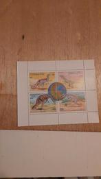 Postzegel blok dinosaurussen (voor katrien), Postzegels en Munten, Ophalen of Verzenden
