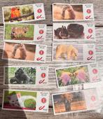 60 ongebruikte postzegels België per 10 te koop, Ophalen of Verzenden