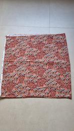 Viscose Rayon See you at six Gilly flowers Oranje/bruin, 120 cm of meer, Oranje, Ophalen of Verzenden, Nieuw