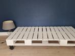 Twee bedden, Huis en Inrichting, Slaapkamer | Bedden, Ophalen, 90 cm, Eenpersoons, Wit