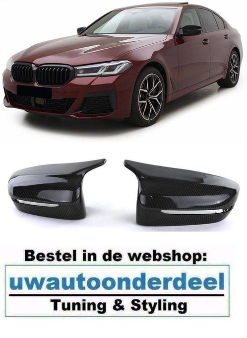 Echt Carbon Evo Spiegel Spiegelkappen Voor Bmw 5 Serie G30 G, Auto diversen, Tuning en Styling, Verzenden