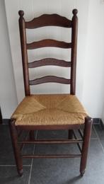 6 chaises en chêne foncé, Maison & Meubles, Brun, Enlèvement, Bois, Cinq, Six Chaises ou plus