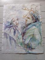 Mixed media kunstwerk, Ophalen