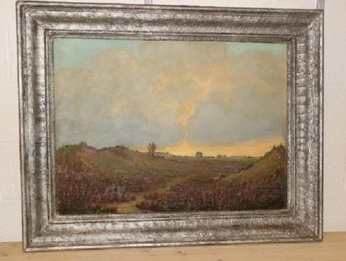 Alois van Regemorter 1895-1961 groot heide landschap., Antiek en Kunst, Kunst | Schilderijen | Klassiek, Ophalen