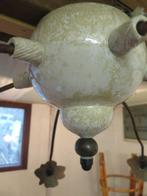 Artisanale unieke geglazuurde keramiek plafondlamp, Ophalen