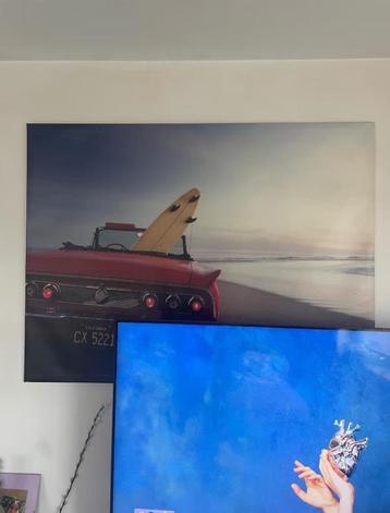 Groot schilderij  beschikbaar voor biedingen