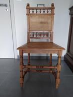 Antieke stoel met rieten, Antiek en Kunst, Ophalen