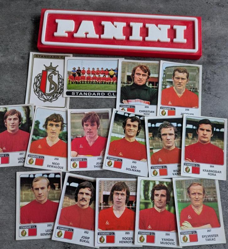 PANINI FOOTBALL 1973/74 STANDARD LUIK 15X STICKERS 1973, Hobby en Vrije tijd, Stickers en Plaatjes, Verzenden