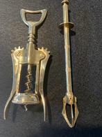 Kurkentrekker en suikertang, Ophalen of Verzenden, Nieuw, Inox of Chroom, Los bestek