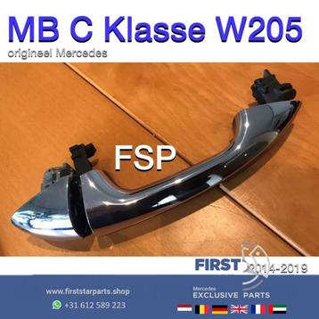 W205 deurhendel Mercedes C Klasse chroom deurgreep 2014-2019 beschikbaar voor biedingen