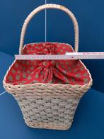 Rieten picknickmand, Ophalen of Verzenden, Gebruikt, Zonder inhoud