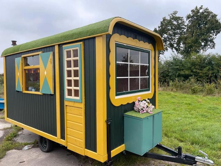 Pipowagen,  Tuinhuis,  Tiny House, Trekkershut, Caravans en Kamperen, Overige Caravans en Kamperen, Ophalen of Verzenden