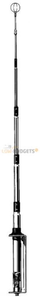 Sirio GPS 1/2 Static Aluminium CB Basisantenne, Auto diversen, Overige Auto diversen, Verzenden