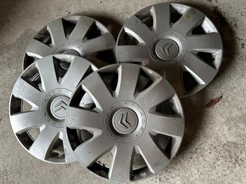4 originele Citroën wieldoppen (16 inch), Auto diversen, Wieldoppen, Gebruikt, Ophalen