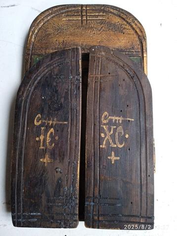 Houten religieus icoon (oost orthodox) beschikbaar voor biedingen