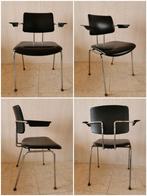 Set vintage stoelen (2 stuks), Huis en Inrichting, Ophalen, Gebruikt, Metaal