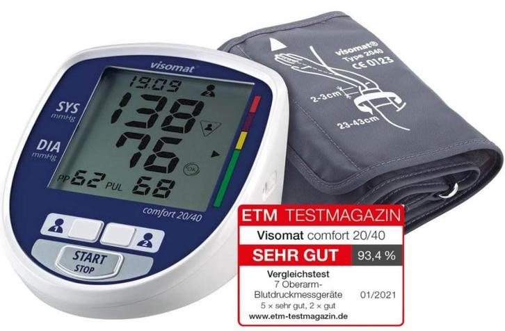 Tensiomètre brassard Visomat 24040 comfort 20/40, Diversen, Verpleegmiddelen, Nieuw, Ophalen of Verzenden