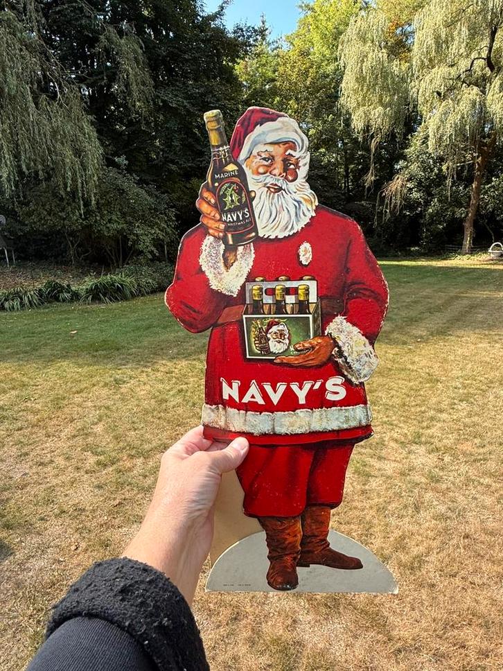 Reclamebord Navy’s Christmas Ale, Verzamelen, Merken en Reclamevoorwerpen, Gebruikt, Reclamebord, Ophalen of Verzenden