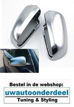 Spiegel Mat Rvs Buitenspiegel Voor Audi A3 8P A4 B6 B7 A6 C6, Auto diversen, Tuning en Styling, Verzenden