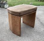 Voetenbankje, zitbankje, Ophalen, Zo goed als nieuw, Hout