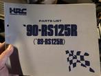 HRC Honda RSR 1989-1990 Manuel de pièces, Enlèvement ou Envoi, Honda
