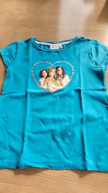 T-shirt K3 blauw JBC maat 140, Enlèvement ou Envoi, Chemise ou À manches longues, JBC, Utilisé