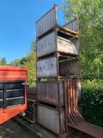 Metalen stapelbakken / paloxen. 1.20m x1.06m. En 0.80m hoog., Ophalen, Gebruikt