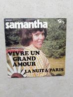 †SAMANTHA: "La nuit à Paris" (in het Frans!), 7 inch, Single, Ophalen of Verzenden, Zo goed als nieuw