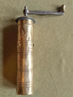 Moulin à café ou à épices en cuivre antique, Enlèvement ou Envoi