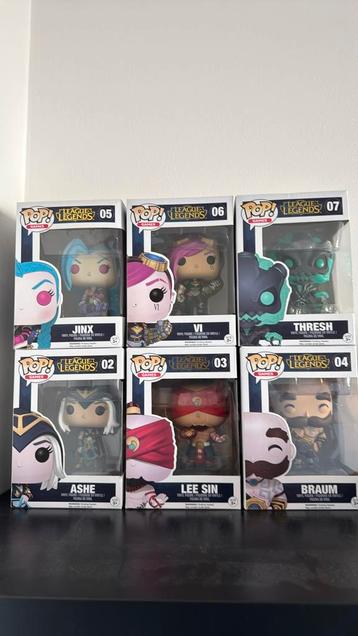 League of legends Funko pop collectie beschikbaar voor biedingen