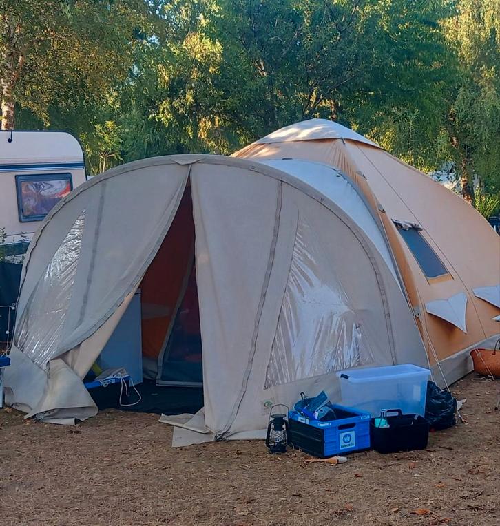 Karsten tent original!!, Caravans en Kamperen, Tenten, tot en met 4, Gebruikt, Ophalen