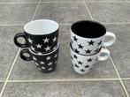 Set van 4 kopjes/tassen met sterren 150ml, Ophalen of Verzenden, Zo goed als nieuw, Kop(pen) en/of Schotel(s)