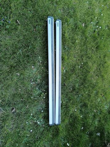 barre de toit Thule universelle wingbar evo  land rover, Enlèvement, Utilisé