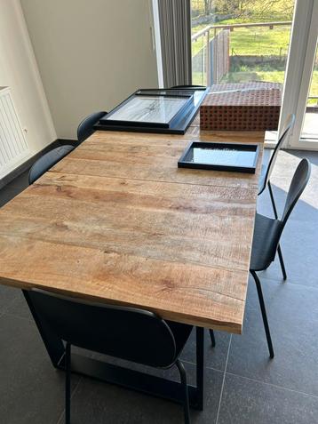 Table à manger en manguier 1m80, Maison & Meubles, Tables | Tables à manger, Enlèvement, Utilisé