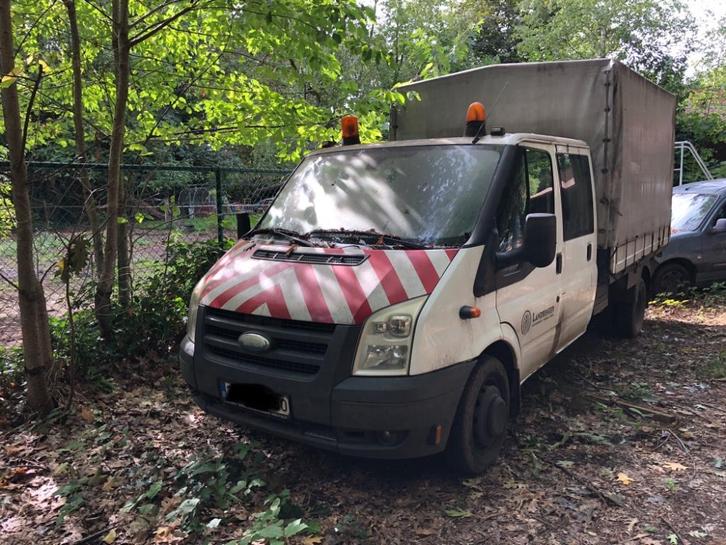 Ford Transit met dubbele Wielen achter,2.2 TDCi, Auto's, Bestelwagens en Lichte vracht, Bedrijf, ABS, Airbags, Elektrische ramen