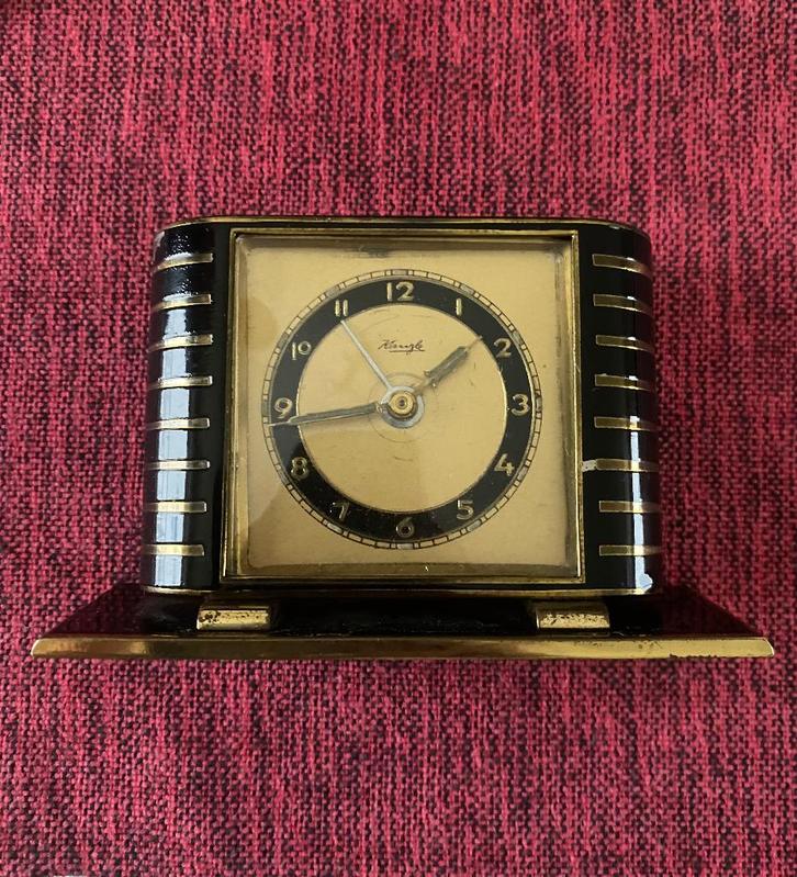 Petit réveil de voyage Kienzle, Antiquités & Art, Antiquités | Horloges, Enlèvement ou Envoi