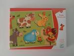 Djeco puzzel kind - Coucou Cow, Enlèvement ou Envoi, Comme neuf, 6 mois à 2 ans, 10 à 50 pièces