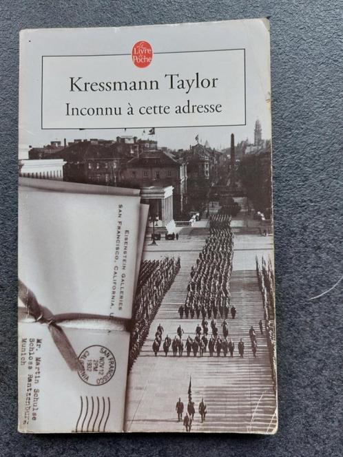 Kressmann Taylor - Inconnu à cette adresse, Boeken, Romans, Gelezen, Europa overig, Ophalen