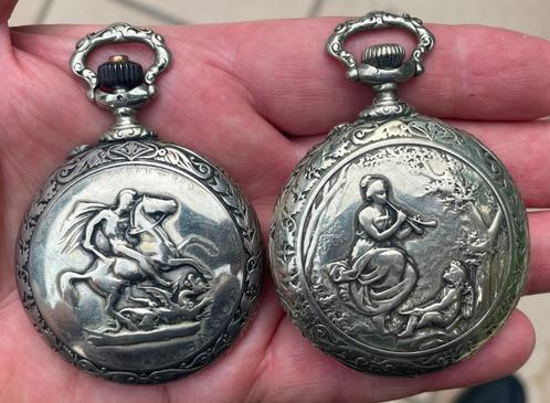 LONGINES horlogeset van twee Longines sierlijke inzetstukken, Handtassen en Accessoires, Horloges | Antiek, Zakhorloge, Longines