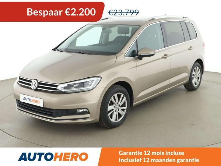 Volkswagen Touran 1.5 TSI ACT Highline BlueMotion (bj 2019), Auto's, Volkswagen, Te koop, Touran, ABS, Achteruitrijcamera, Adaptive Cruise Control