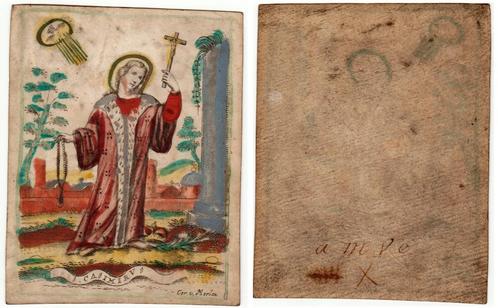 Gravure sur cuivre Saint CASIMIRUS (Kazimierz) de Pologne, C, Antiquités & Art, Art | Eaux-fortes & Gravures, Envoi