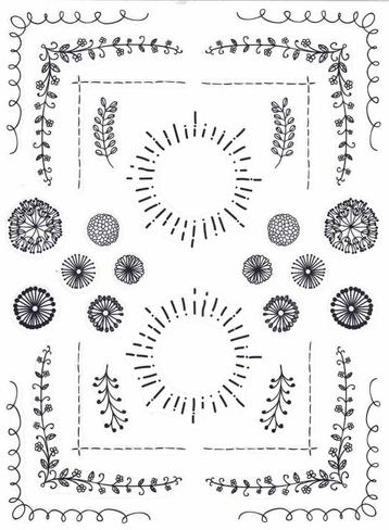 Stickers : versieringen, bloemen, takken, randversieringen.., Enlèvement ou Envoi, Neuf, Autres types