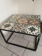 Unieke salon tafel mozaiek, Ophalen, Gebruikt